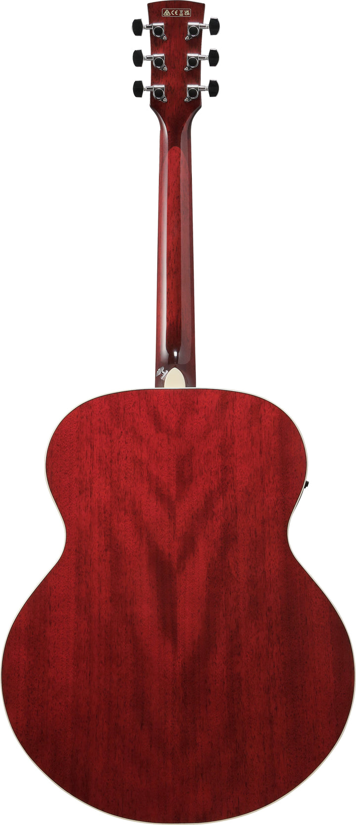 ibanez-aj70m1ewr-acoustic-electric-guitar-wine-red-high-gloss 7
