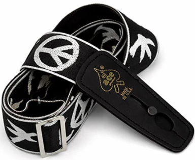 D'andrea Ace Vintage Reissue Pro Strap w/Lock-It Ends - Peace & Dove
