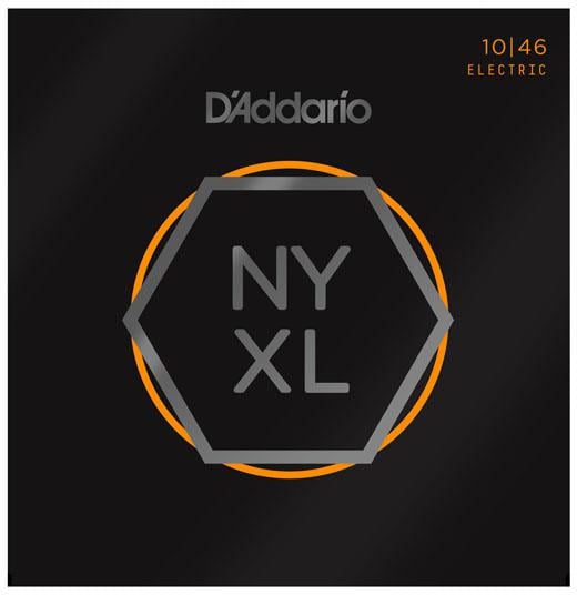 D'Addario NYXL Nickel Wound 10-46 Electric Guitar Strings - Light