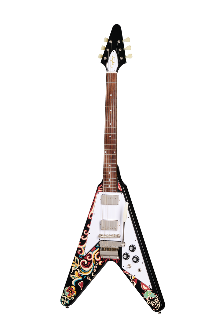 Epiphone Jimi Hendrix Flying V Electric Guitar - Love Drops 5
