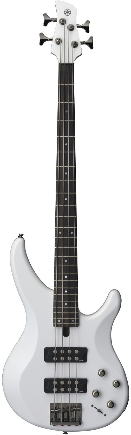 Yamaha TRBX304 4 String Bass Guitar - White