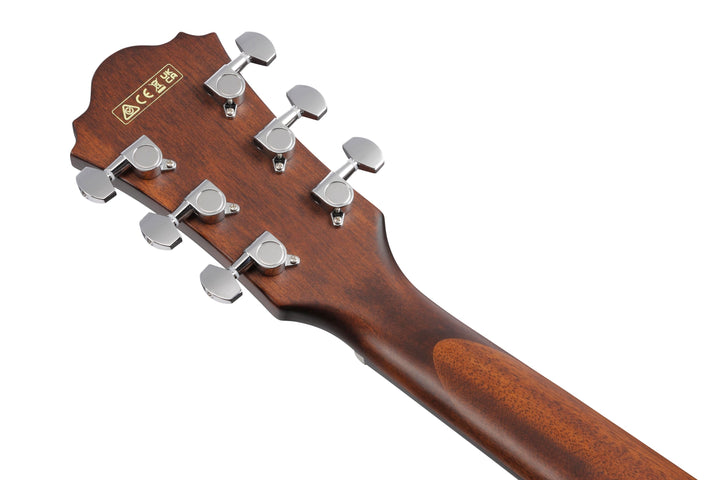 Ibanez AE100BUF Grand Auditorium Acoustic Electric Guitar - Burgundy Flat 5