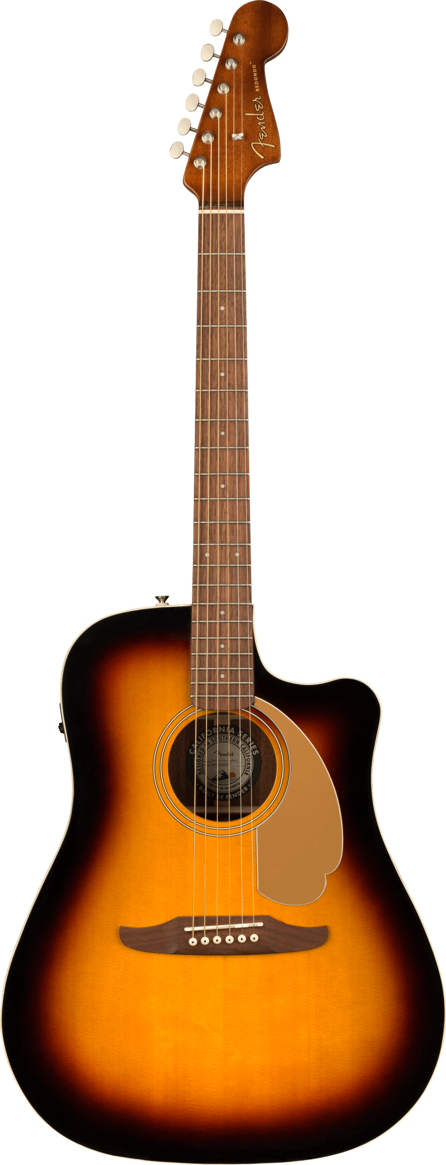 Fender Redondo Player Acoustic-Electric Guitar (Sunburst) 2