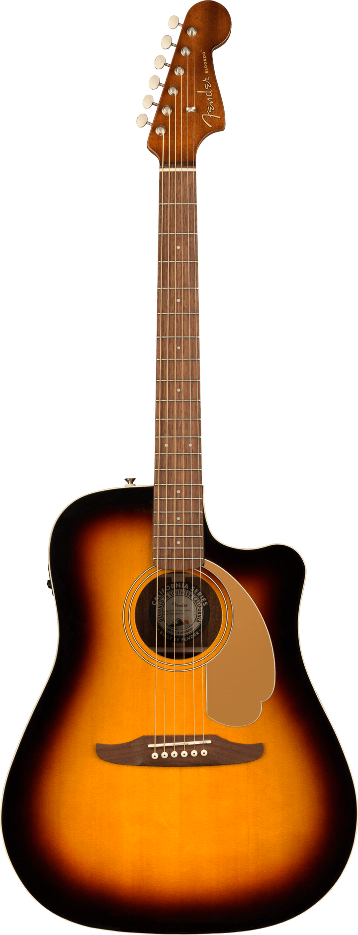 Fender Redondo Player Acoustic-Electric Guitar (Sunburst) 2