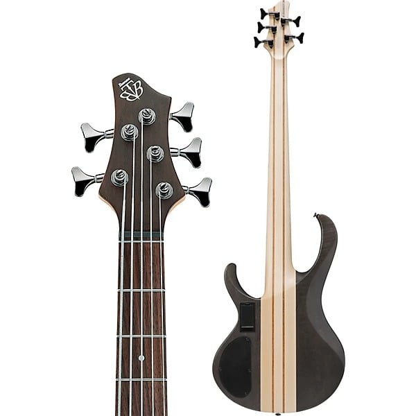 Ibanez BTB605TGF BTB Standard 5-String Electric Bass - Transparent Gray Flat 4