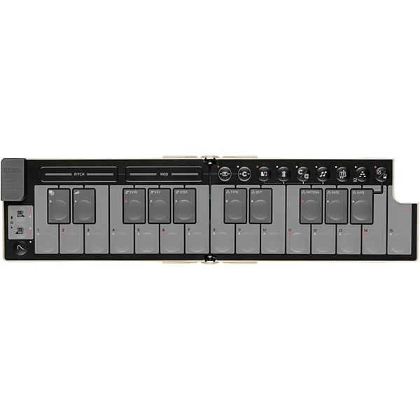 Korg nanoKEY Foldable MIDI Keyboard  - Sand Beige 6