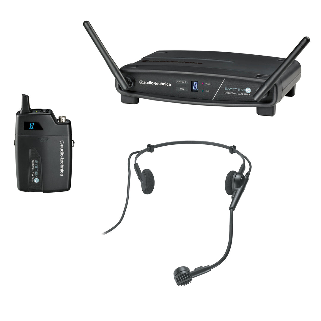 Audio Technica ATW-1101/H System 10 Digital Wireless System with PRO8HEcW Headset