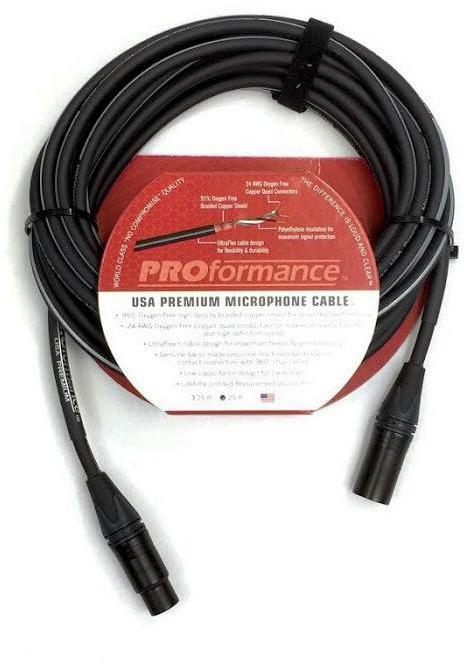 Proformance 15' USA Premium Microphone Cable - Lifetime Guarantee!