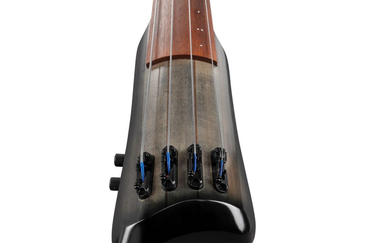 Ibanez UB804BUL Upright 4 String Electric Bass Guitar - Black Ice Burst Low Gloss 6