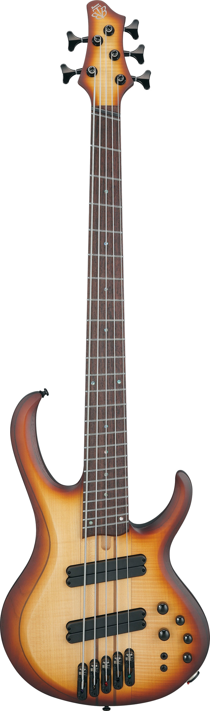 Ibanez BTB705LM Bass Workshop 5-String Multi Scale Bass - Natural Browned Burst