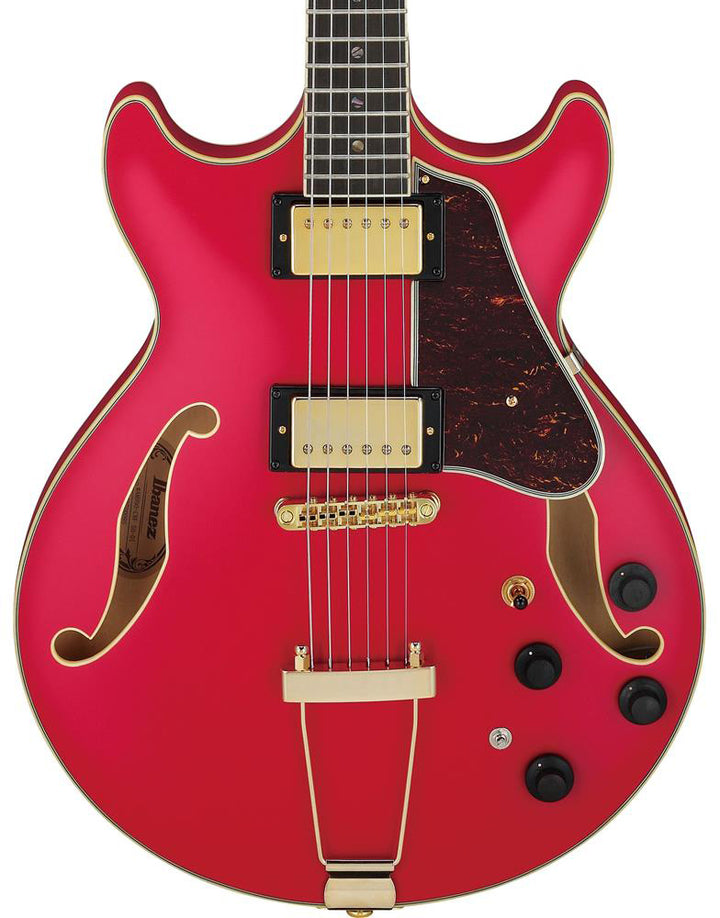 Ibanez AMH90CRF Artcore Expressionist Electric Guitar (Cherry Red Flat)