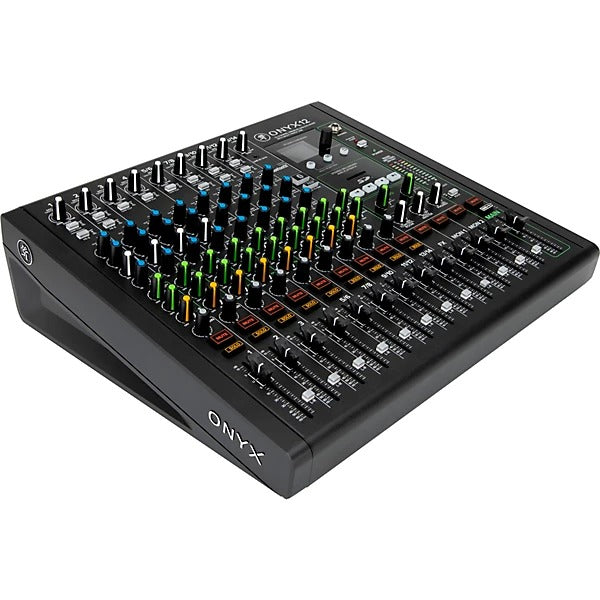 Mackie Onyx12 12-Channel Premium Analog Mixer - With Multi-Track USB and Bluetooth