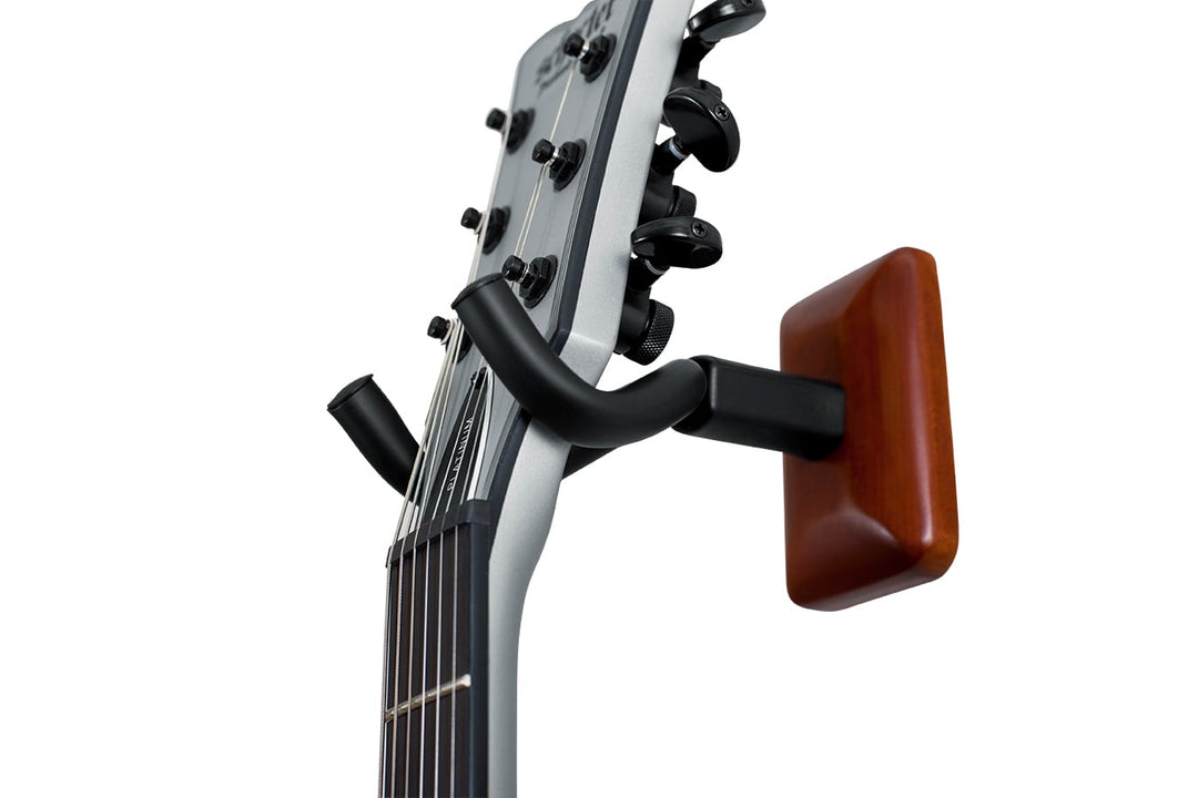Frameworks GFWGTRHNGRMHG Mahogany Wall Mount Guitar Hanger 2