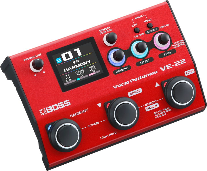Boss VE-22 Vocal Performer - Effects & Looper Pedal