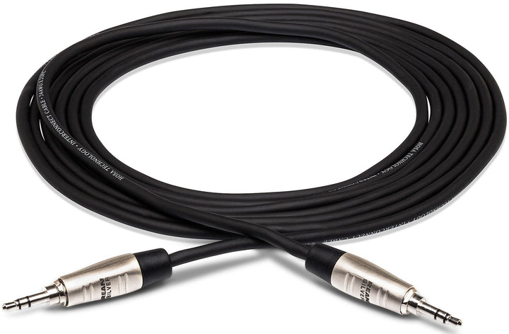 Hosa HSS-005 Pro Balanced Interconnect Cable - REAN 1/4\" TRS Male to REAN 1/4\" TRS Male - 5FT