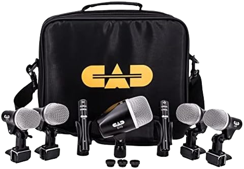 CAD STAGE7 Drum Microphone Package - With Carrying Case