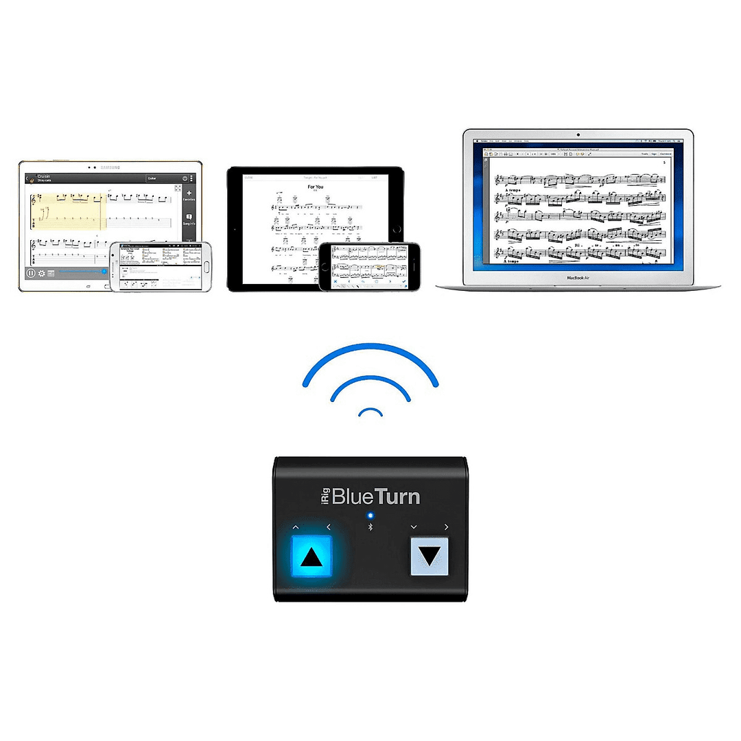 Irig Bluetooth Page Turner - Great for Pianists - Turn Pages on Your Tablet Hands-Free!
