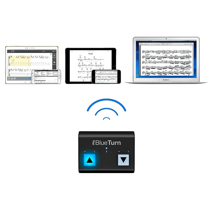 Irig Bluetooth Page Turner - Great for Pianists - Turn Pages on Your Tablet Hands-Free!