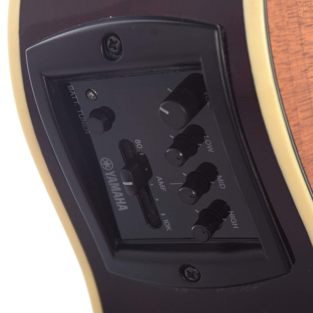 Yamaha APX600FM Thinline Acoustic Electric Guitar - Flame Maple Amber