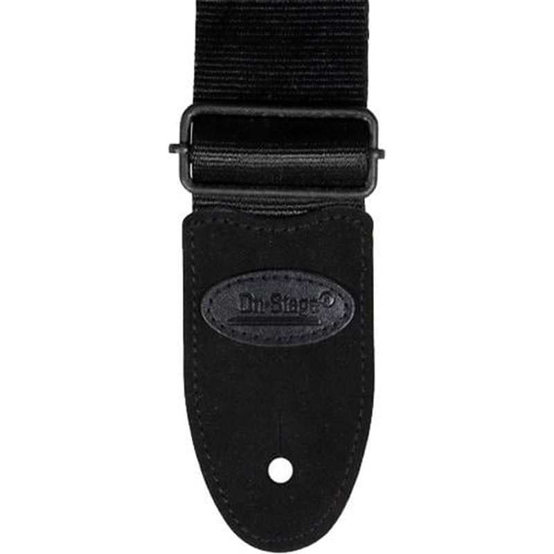 Onstage GSA20BK Seatbelt Guitar Strap (Black)