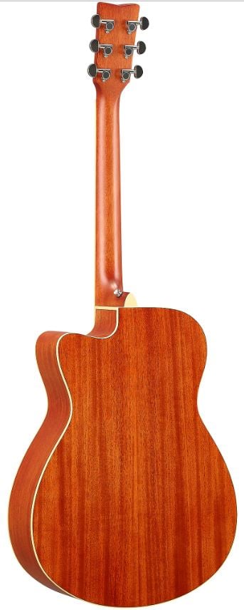 Yamaha FSC-TA TransAcoustic Concert Cutaway Acoustic-Electric Guitar - Vintage Tint 4