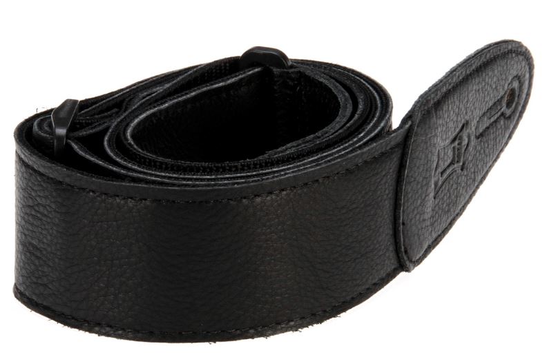Levy M7GP-BLK 2" Leather Guitar Strap