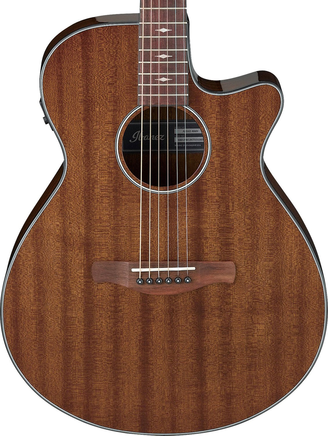 Ibanez AEG62NMH Acoustic-Electric Guitar - Natural Mahogany