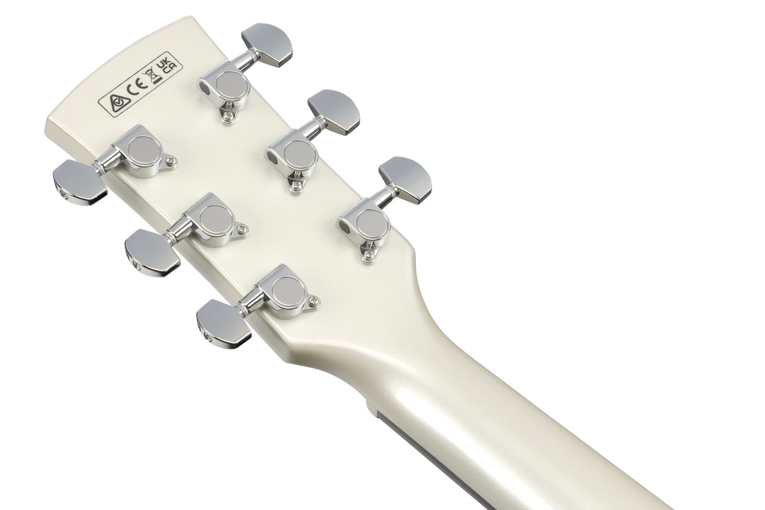 Ibanez AJ70M2EPW Acoustic Electric Guitar - Pearl White High Gloss