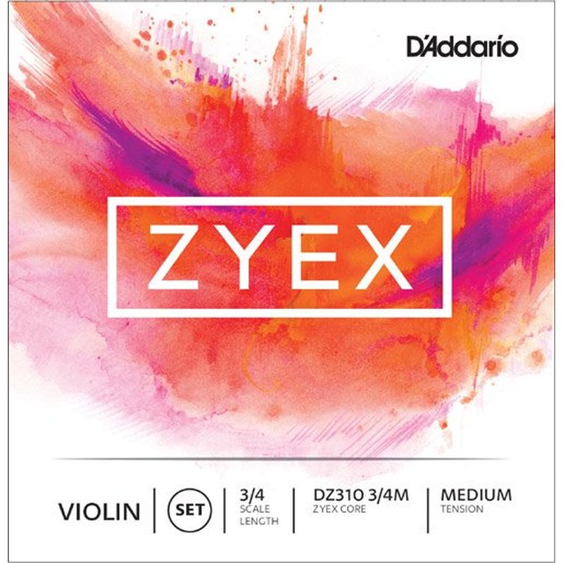D'Addario DZ310 3/4-Size ZYEX Violin Pack (3/4 Medium)