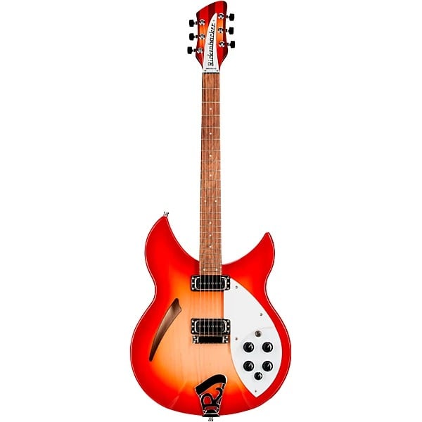 Rickenbacker 330 Thinline Semi-Hollow Electric Guitar - Fireglo 6