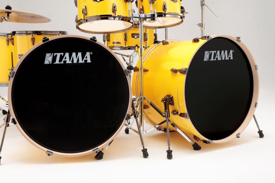 Tama 'Inspired by Lars Ulrich' Imperialstar 7 Piece Drum Kit - Electric Yellow 8