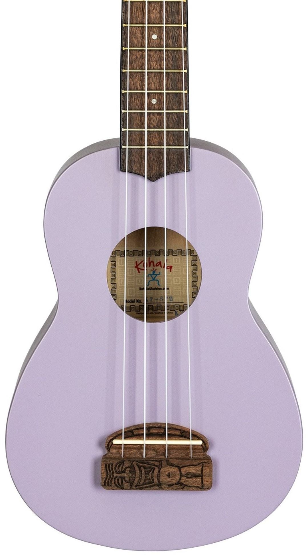 Kohala KT-SPU 'Tiki Series' Soprano Ukulele - Purple