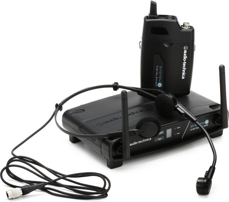 Audio Technica ATW-1101/H System 10 Digital Wireless System with PRO8HEcW Headset