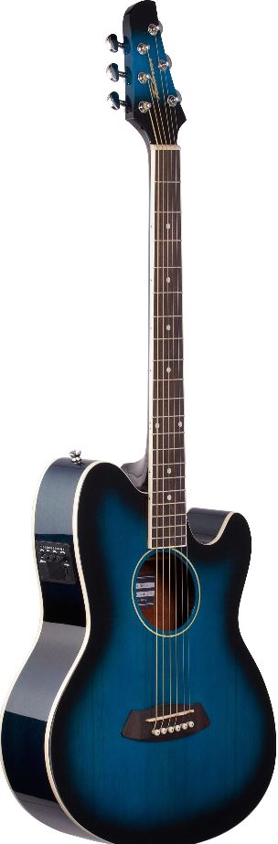 Ibanez TCY10ETBS Talman Acoustic/Electric Guitar (Transparent Blue Sunburst) No Case