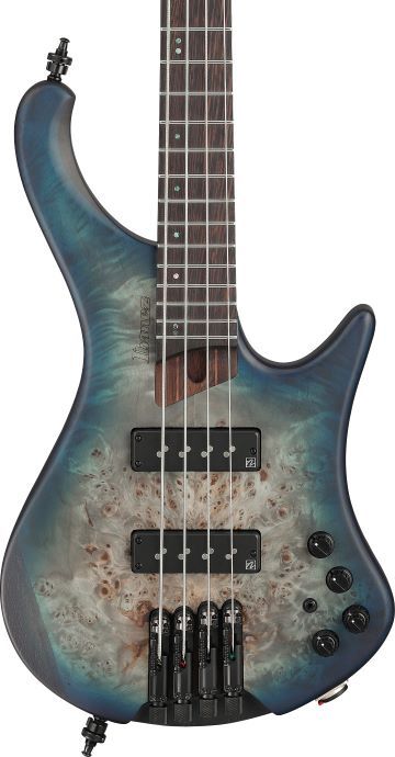 Ibanez EHB1500CTF Headless Bass Guitar - Cosmic Blue Starburst Flat
