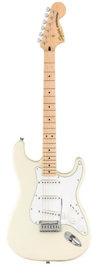 Squier Affinity Stratocaster Maple Neck Olympic White No Case 3