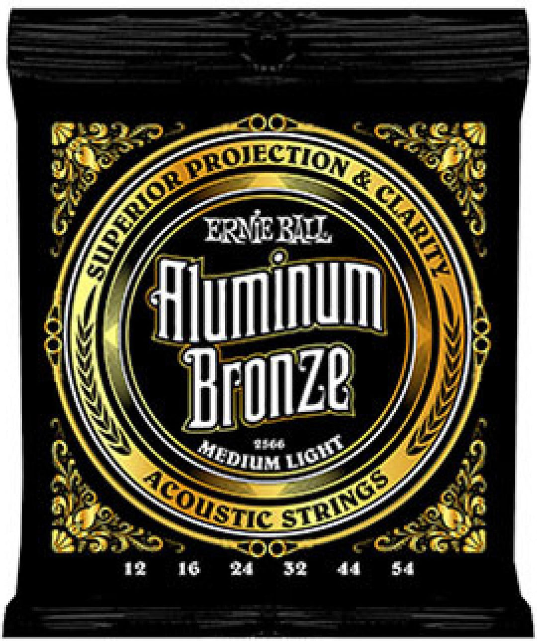 Ernie Ball 2566 Aluminum Bronze Medium Light Acoustic Set (12-54)
