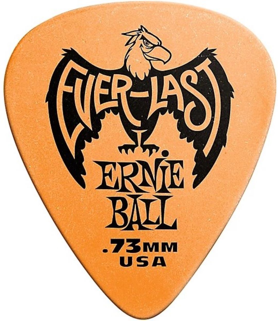 Ernie Ball .73mm Everlast Delrin Guitar Picks - Orange (12 Pack)