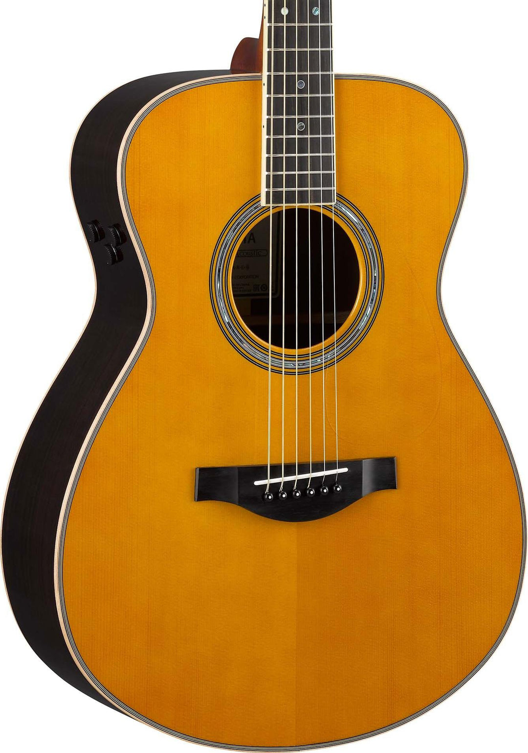 Yamaha LS-TA TransAcoustic Concert Acoustic Electric Guitar - Vintage Tint