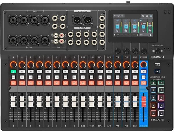 Yamaha MGX16 Digital Mixing Console - Black