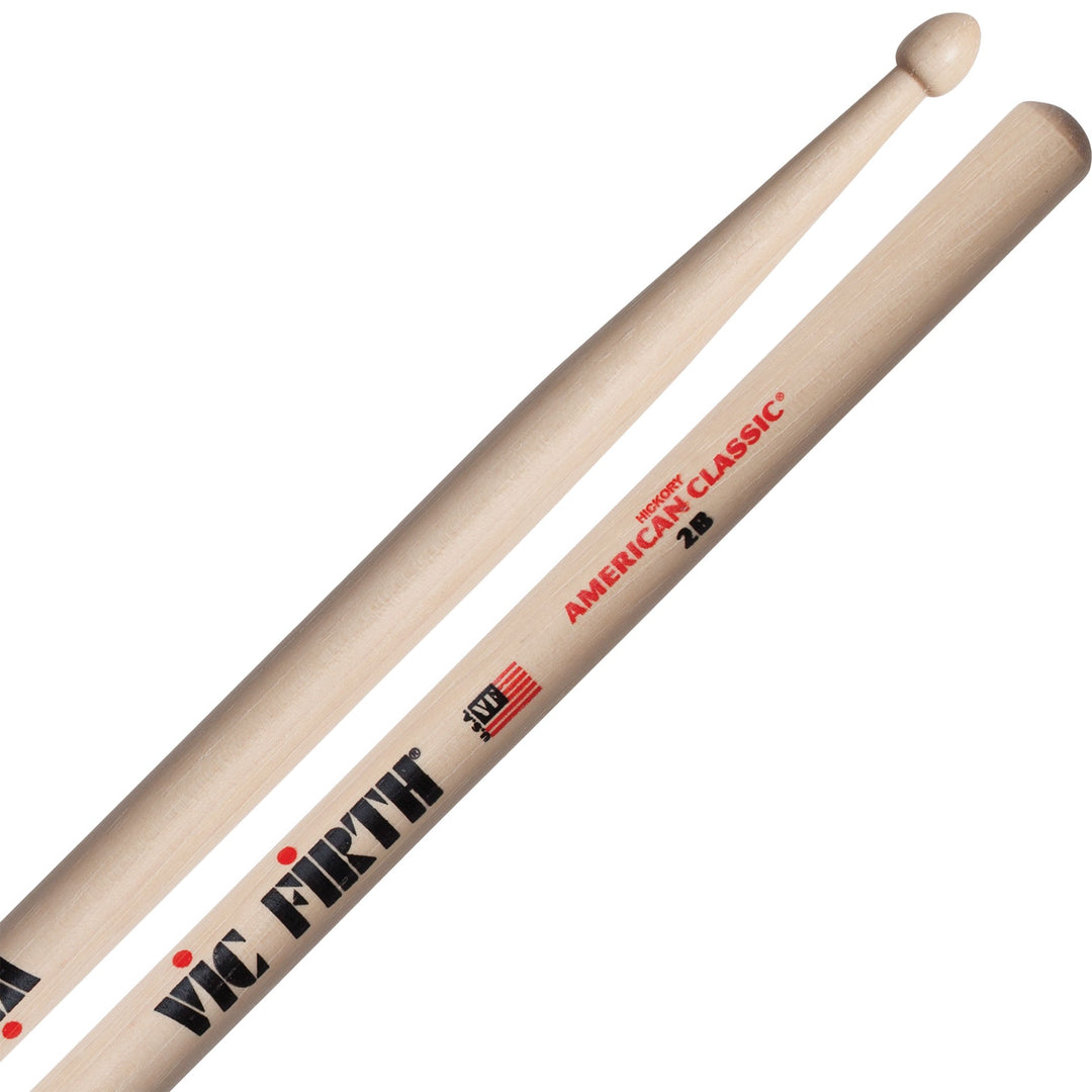 Vic Firth American Classic 2B Wood Tip Drumsticks