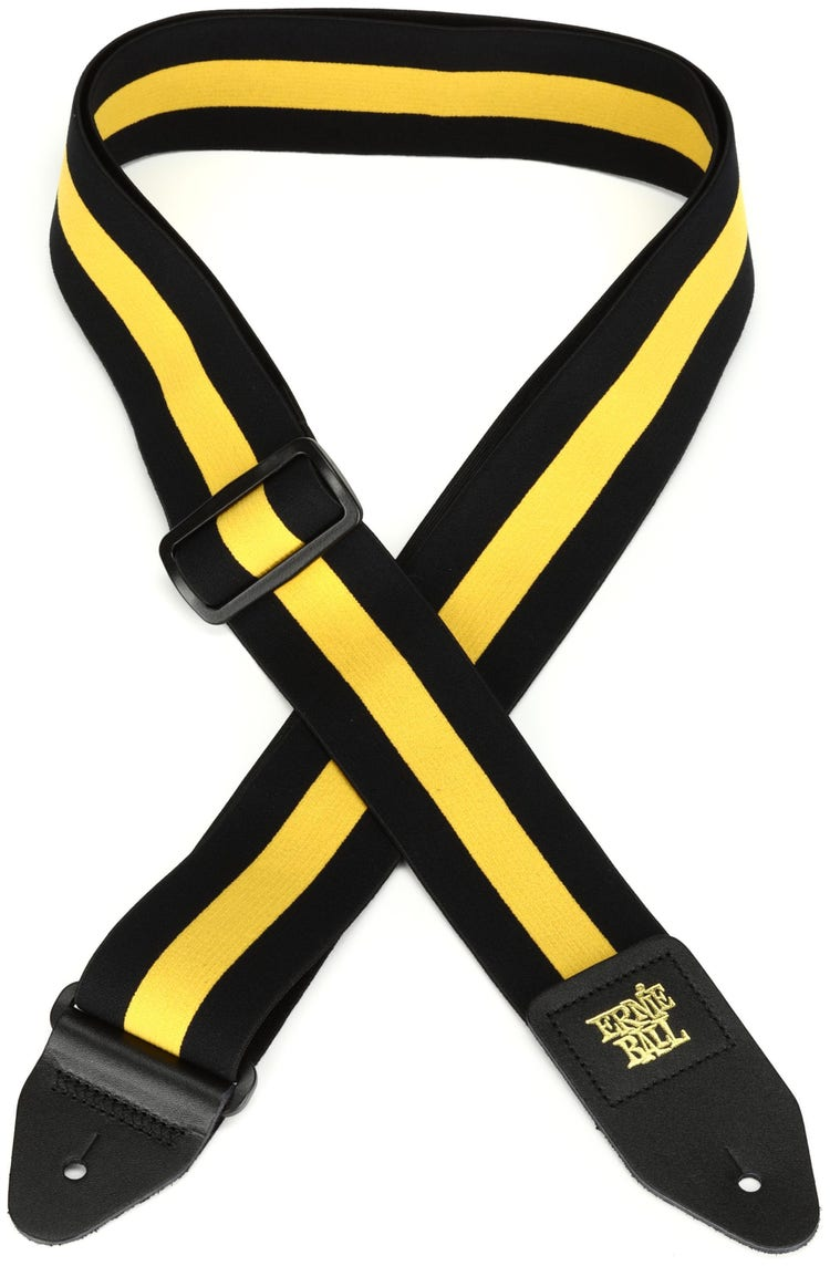 Ernie Ball 5328 Jacquard Guitar Strap - Racer Yellow 2