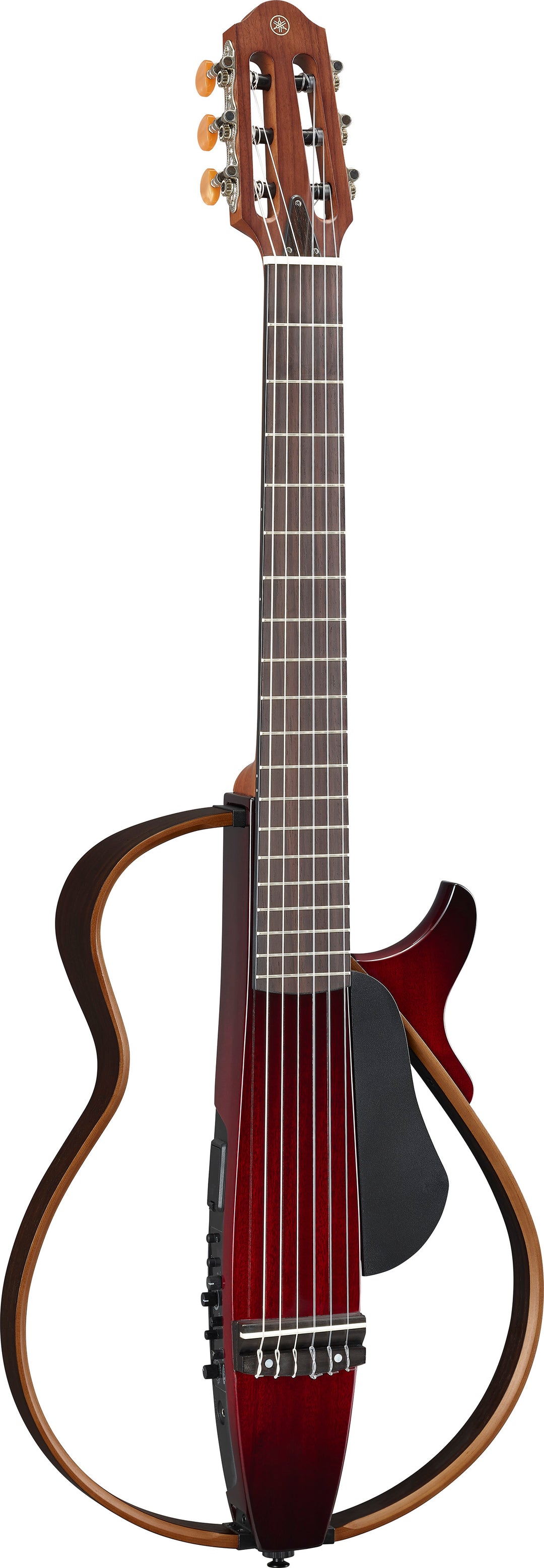 Yamaha SLG200N Nylon String Silent Guitar - Crimson Red Burst