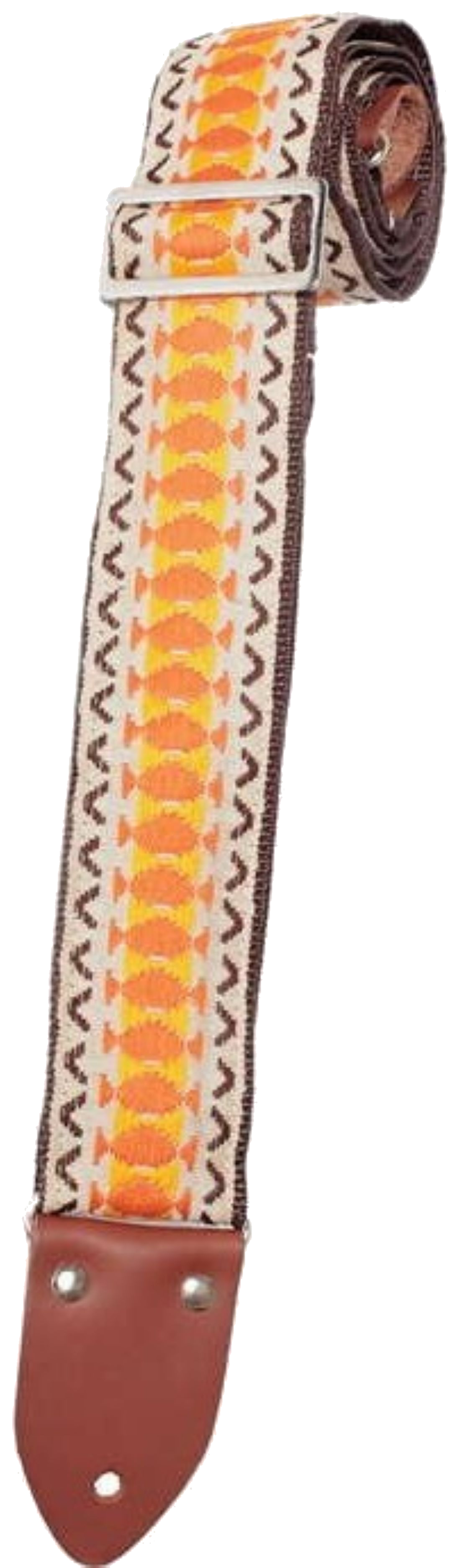 Henry Heller 2" Deluxe Vintage Series Jacquard Guitar Strap - Cream