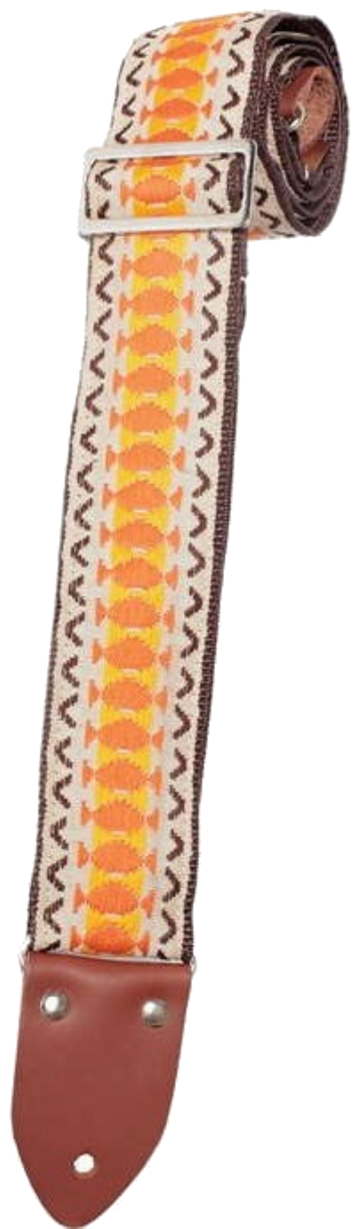 Henry Heller 2" Deluxe Vintage Series Jacquard Guitar Strap - Cream