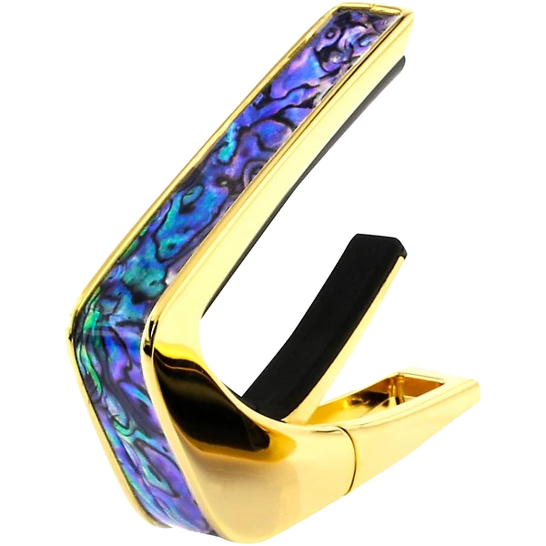 Thalia Capo - 24K Gold Finish with Blue Abalone Inlay