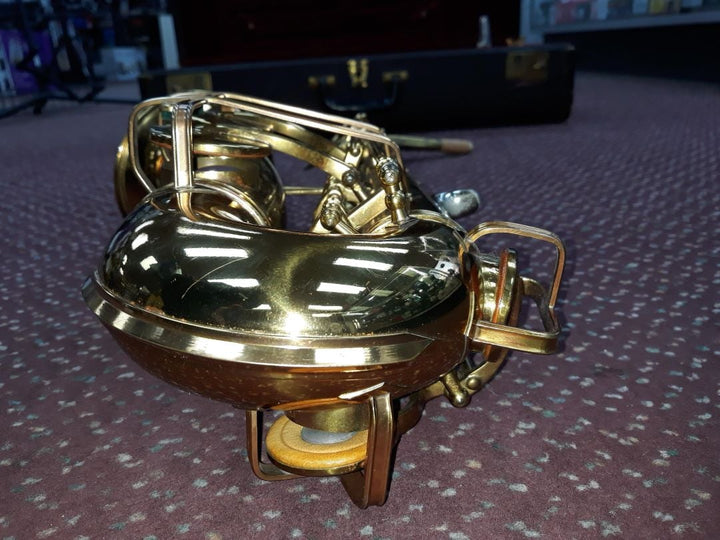 Used Buescher Aristocrat Big "B" Series II Brass Lacquer Alto Saxophone