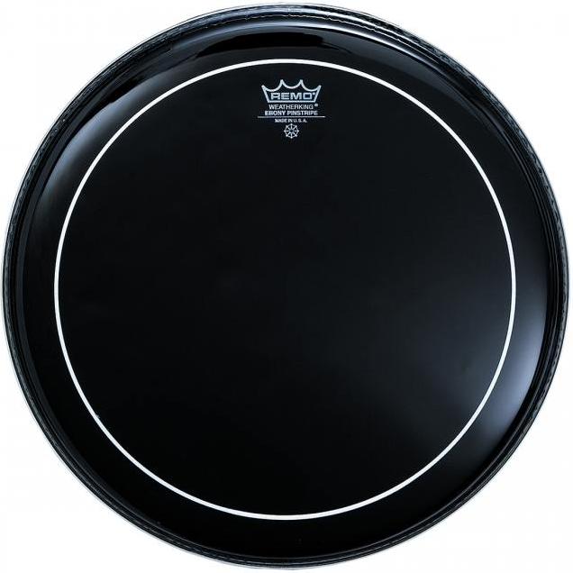 Remo 14" ES0614PS Ebony Pinstripe Drum Head