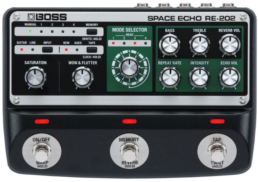 Boss RE-202 Space Echo Effects Pedal