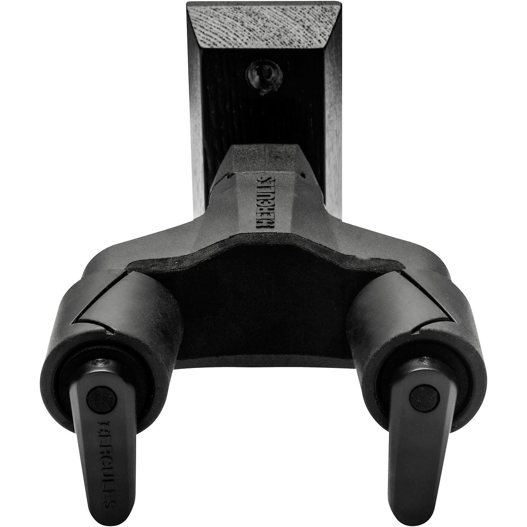 Hercules GSP38WBBKPLUS Black ABS Wall Mount Guitar Hanger with Auto Grip System 4